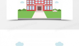 教学楼的漫画,校园生活剪影